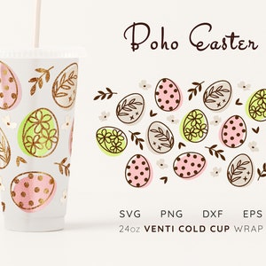 Easter COLD CUP SVG No Hole Cup Wrap Svg Full Wrap Svg No Hole Cold Cup Wrap Svg No Hole Cup Svg Designs No Hole Cold Cup Wrap No Hole Svg