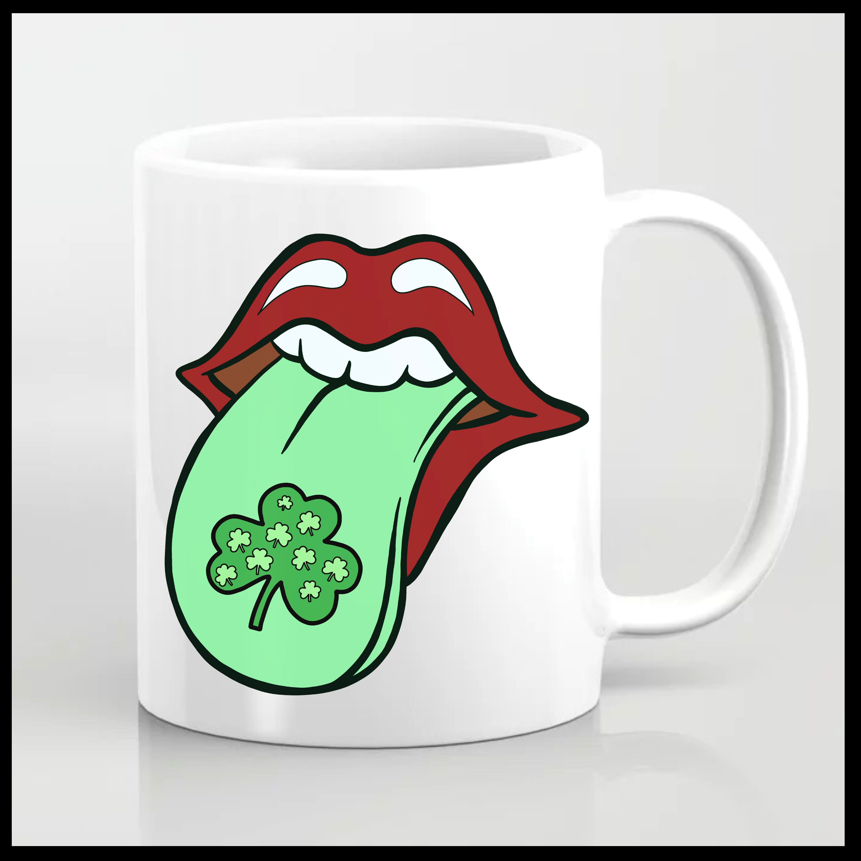 Rolling Stones Clover Tongue PNG (Instant Download) Etsy