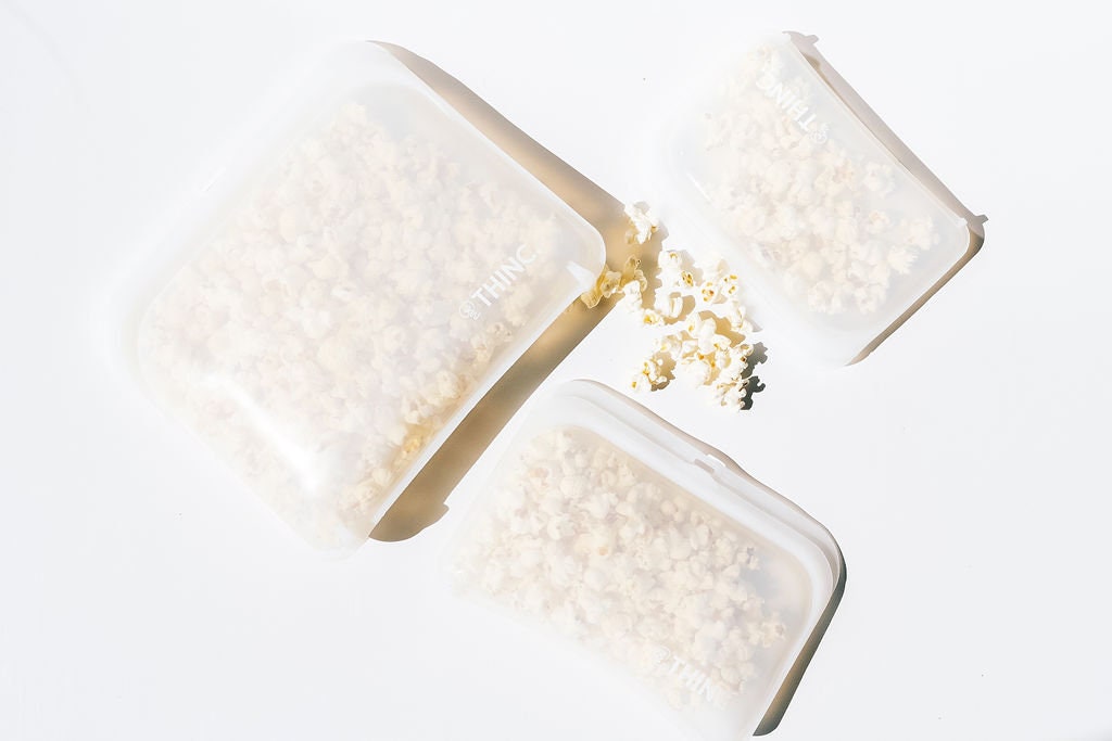 Silicone Ziplock Bags 3 pack Etsy