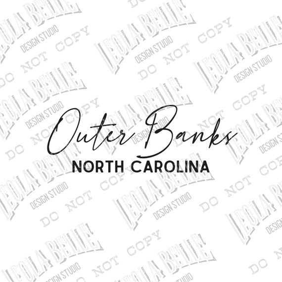 Outer Banks North Carolina Sublimation Digital Download Etsy