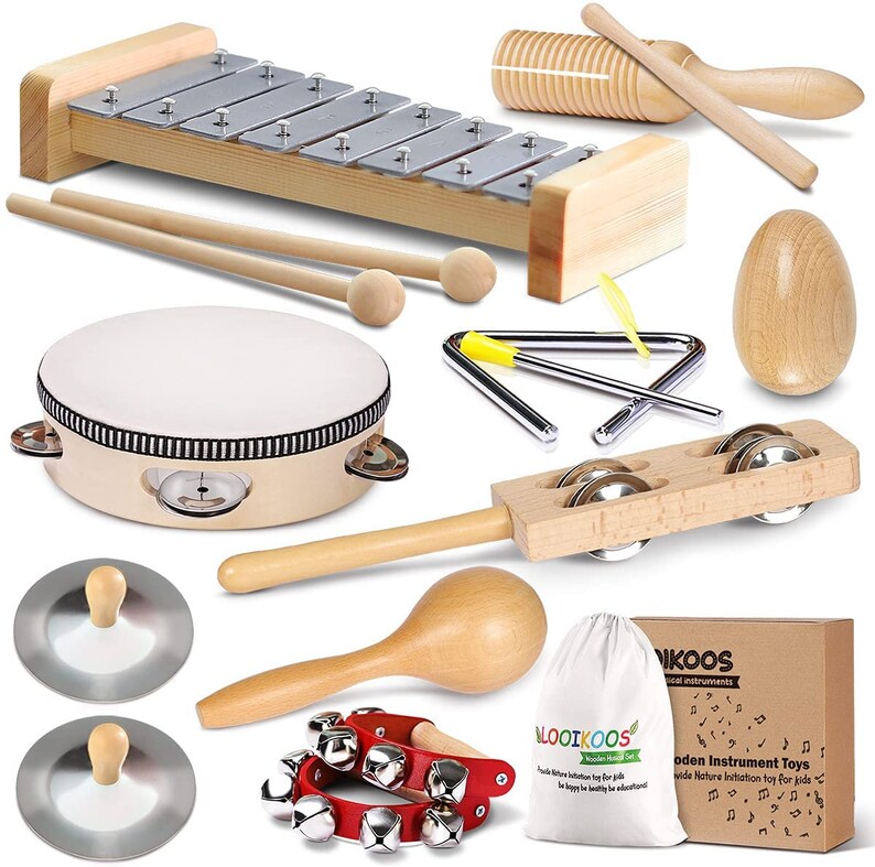 Montessori Wooden Music Kit Musical Instrumentswooden Etsy Australia