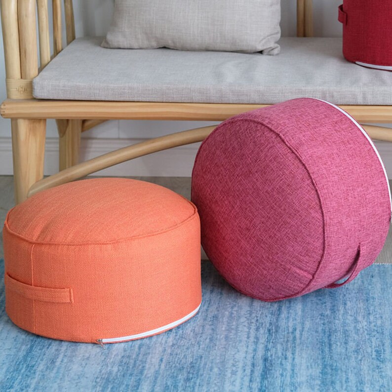 MEDITATION FLOOR CUSHION Large Floor Cushion Yoga Cushion Etsy