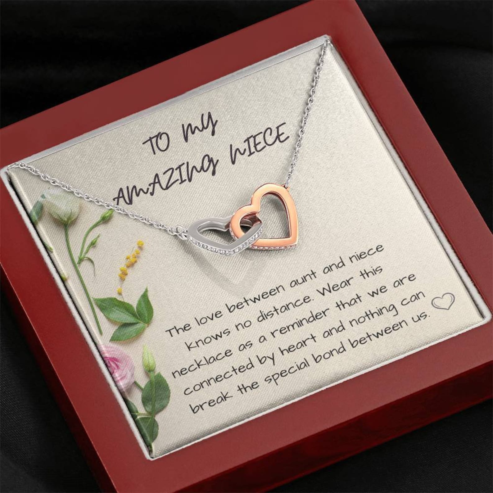 Geschenk für Nichte von Tante Nichte Halskette Nichte Etsy