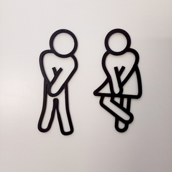 Funny Bathroom Door Signs - Etsy