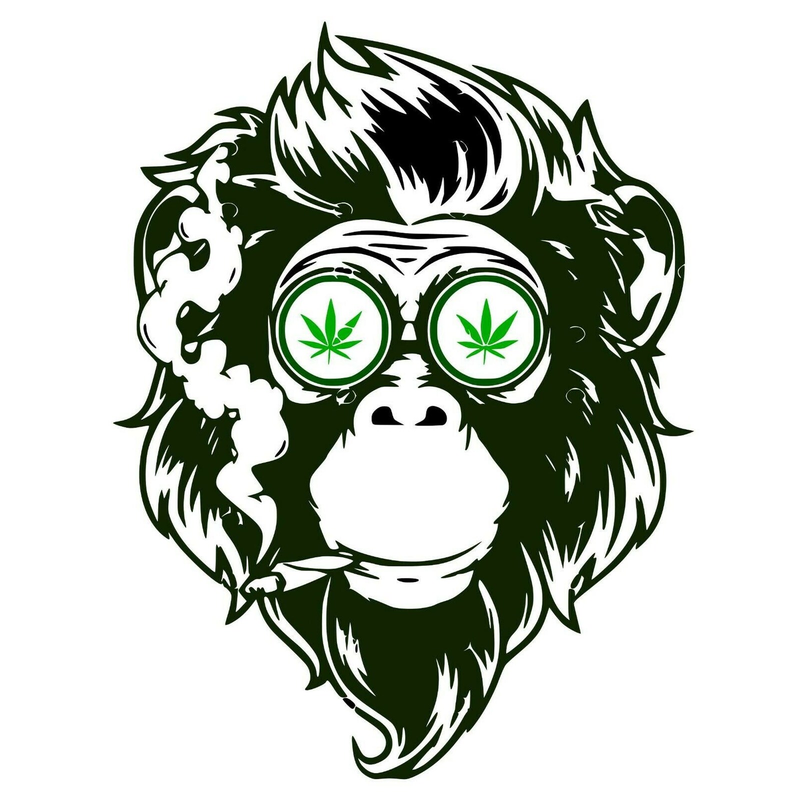 Monkey Guerilla Vinyl Decal Sticker Car Window Wall Bumper POT Etsy