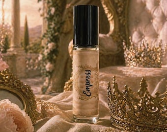 EMPRESS Roll On Perfume, 10ml, Sandalwood, Amber, Oakmoss, Bergamot, Vanilla, Gifts For Her, Story Telling Perfume, The Divine Feminine