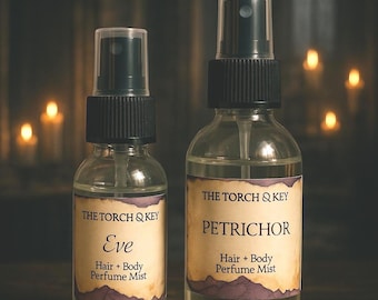 HAIR and BODY SPRAY, Professional Grade, Non Sticky, Lightweight, Quick Drying, 1 oz or 2 oz sizes, Choose Your Fragrance