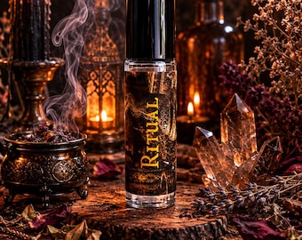 RITUAL Roll On Perfume 10ml - Warm Spice Incense, Oud, Blonde Woods