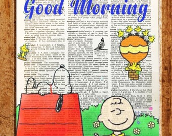 Good Morning Snoopy Etsy