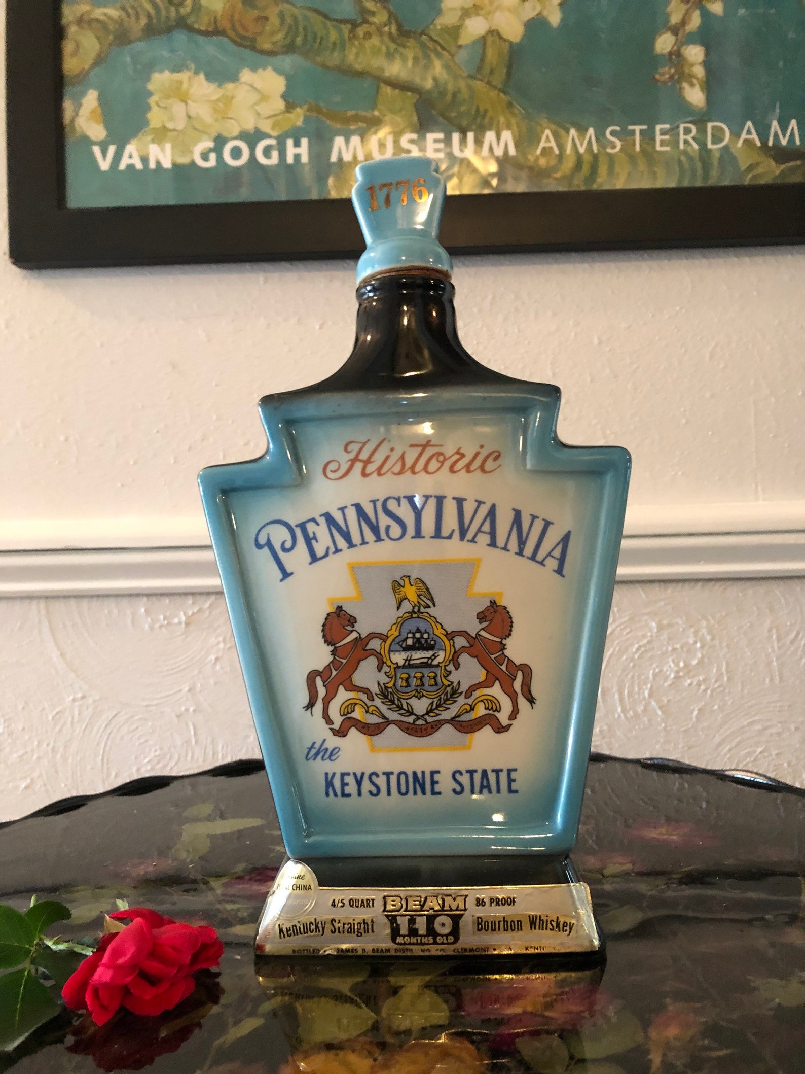 Vintage Jim Beam Pennsylvania Decanter Etsy