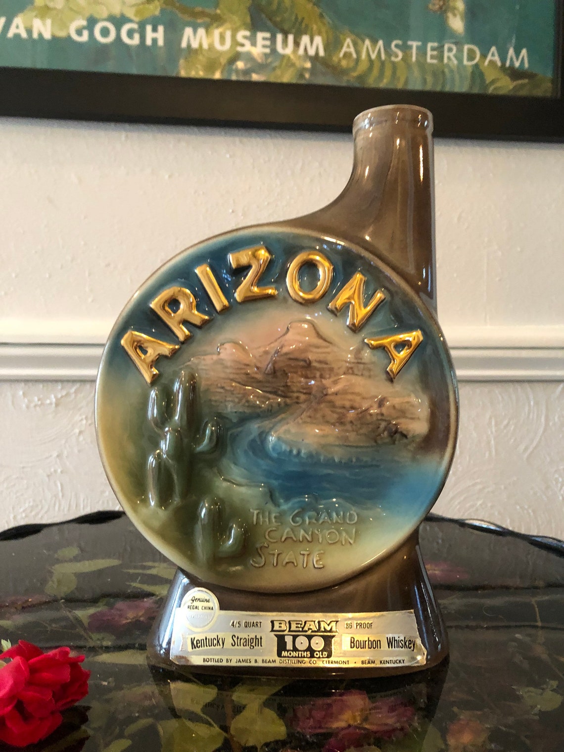 Vintage Jim Beam Arizona Decanter Etsy