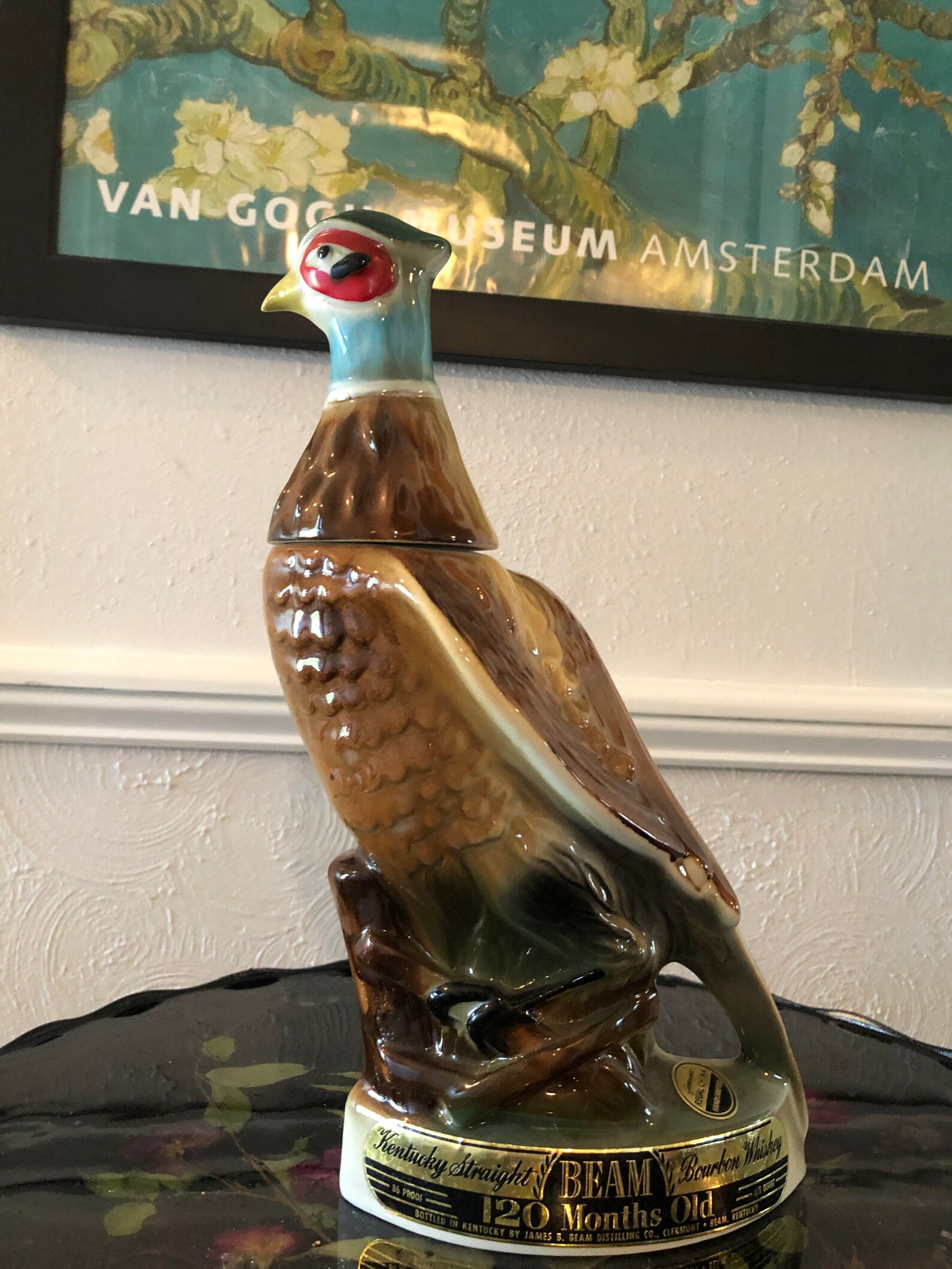 Vintage 1961 Jim Beam Pheasant Decanter Etsy