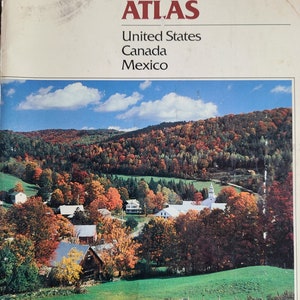 1988 H.M. Gousha Straßenatlas für USA, Kanada, Mexiko