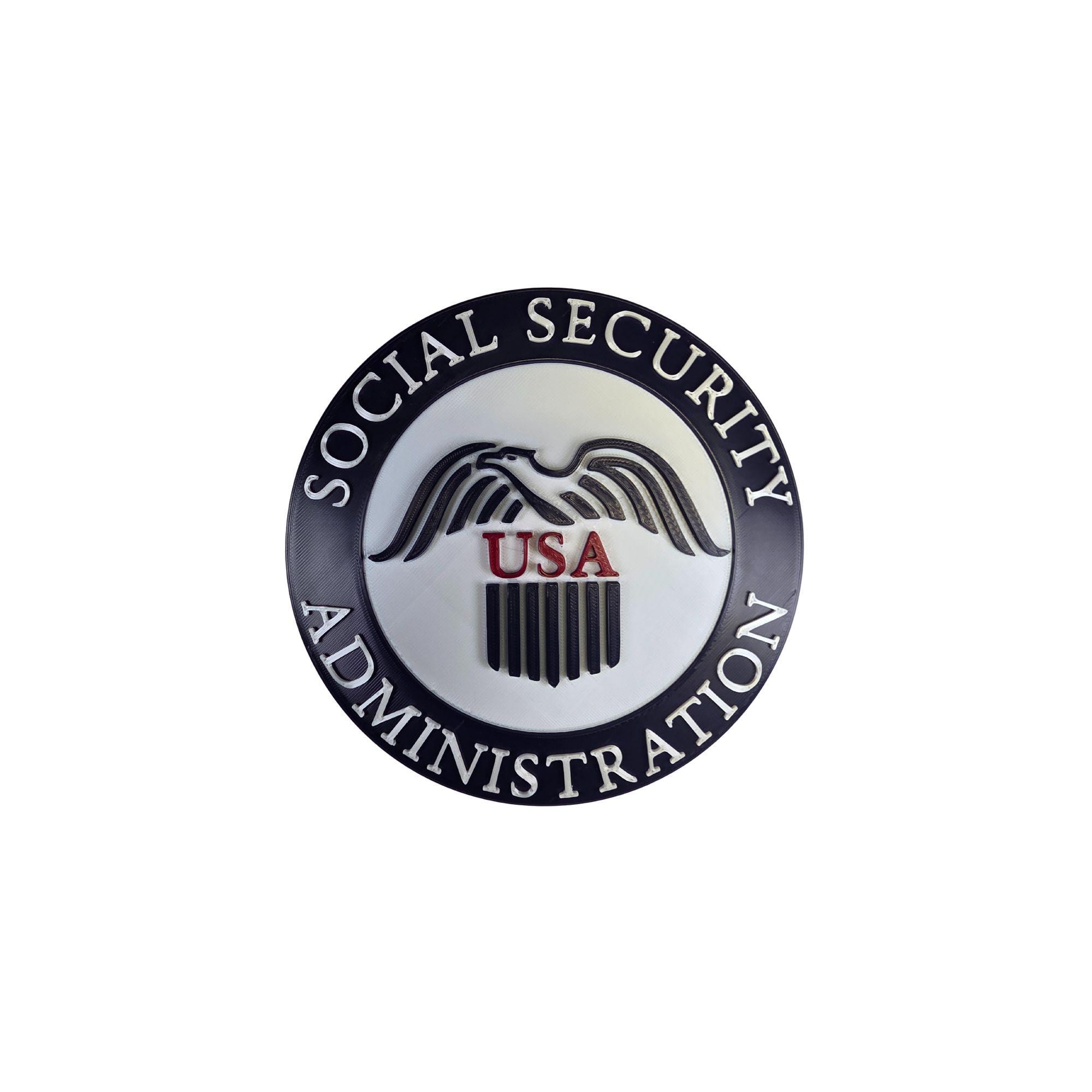 ssa✴︎ SSA - Social Security Administration Seal - Etsy