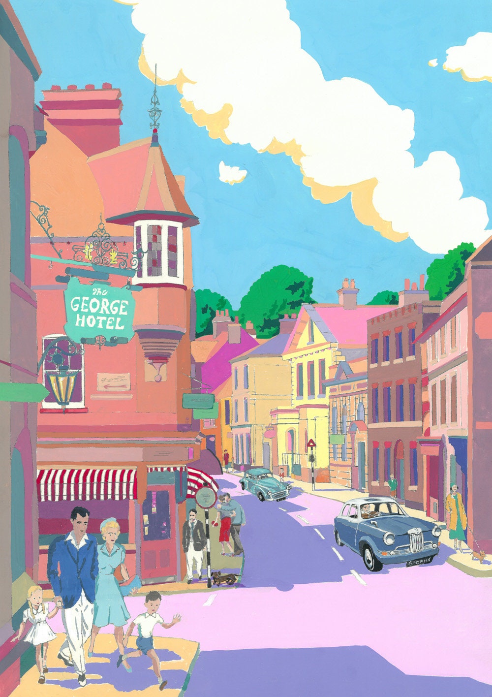 Tring High Street A4 Print - Etsy UK