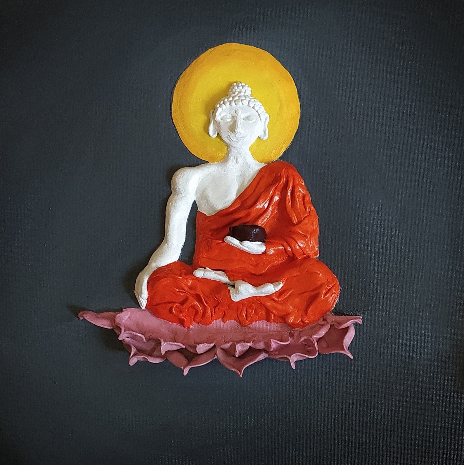 Original 3D Buddha Wall art for Home Decor in Acrylic Etsy
