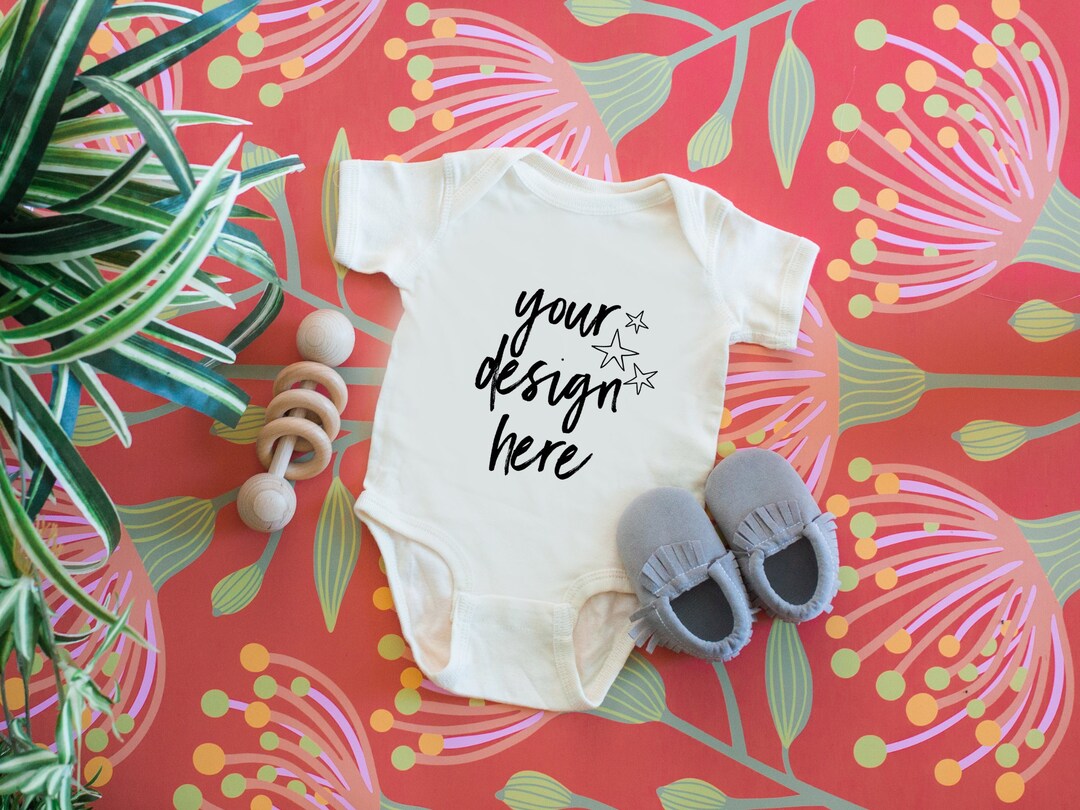 Natural Rabbit Skins Onesie Mockup Holiday Christmas Mock Up Etsy