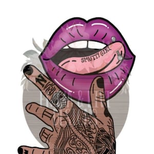 Smutty Girl | Smut Books | Dark Romance Books | Smut Girl PNG | Digital PNG | Bookish |