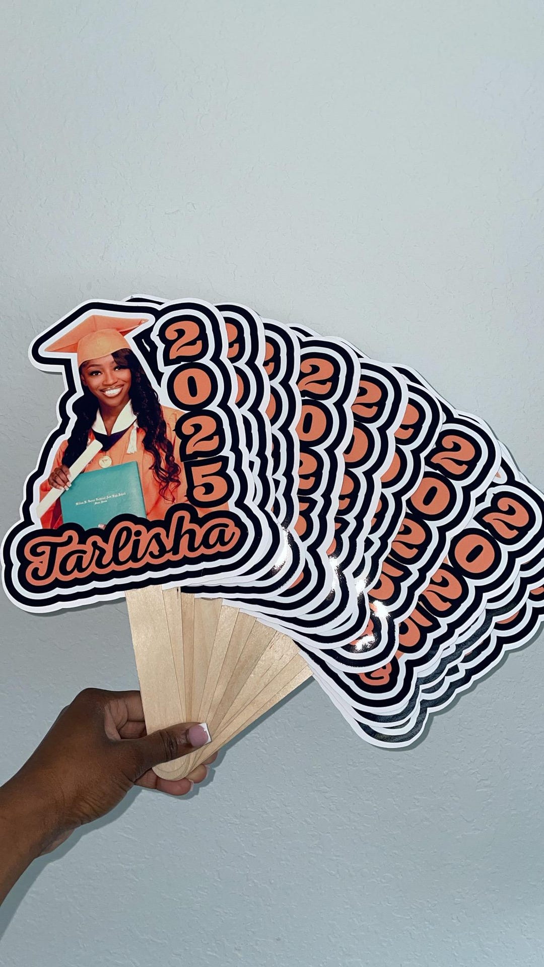Custom Hand Fans | Grad Fans | Custom Party Favors | Party Fans ...
