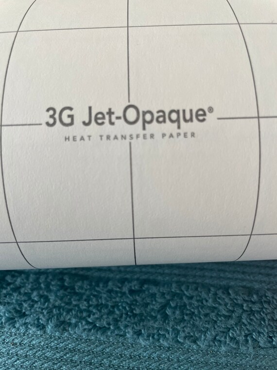 3G Jet Opaque Heat Transfer Paper 11x17 Dark Fabrics Etsy