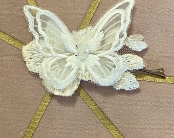 Schmetterling Haarnadeln, Spitzen Haarschmuck, Spitzen Haarschmuck, Bobby pin