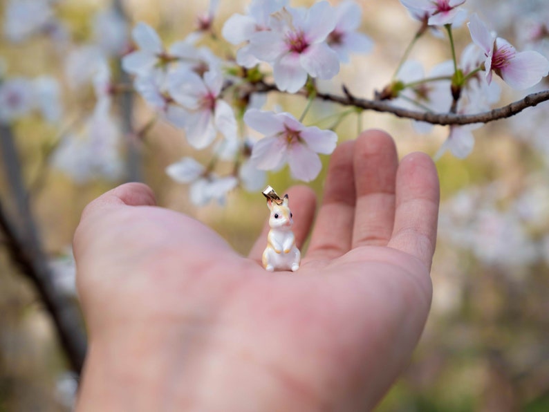 Enamel Rabbit Pendant: Adorable Bunny Necklace (40cm+5cm) - Etsy