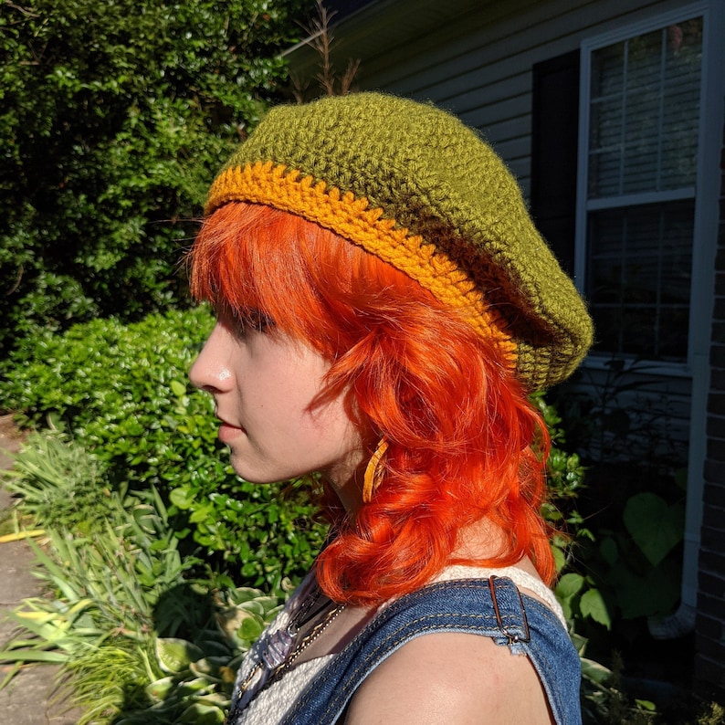 Crochet Beret Etsy