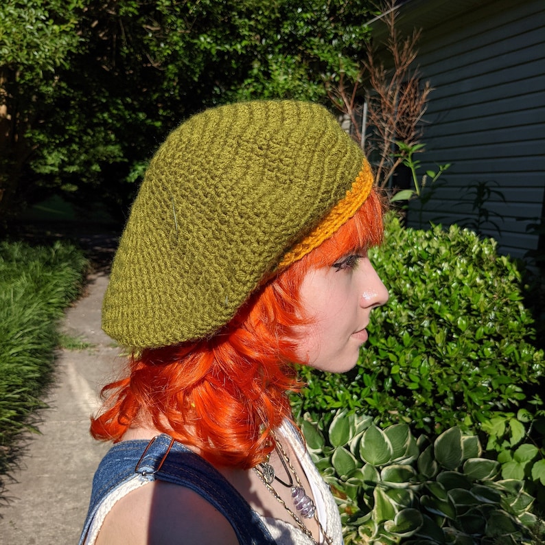 Crochet Beret Etsy