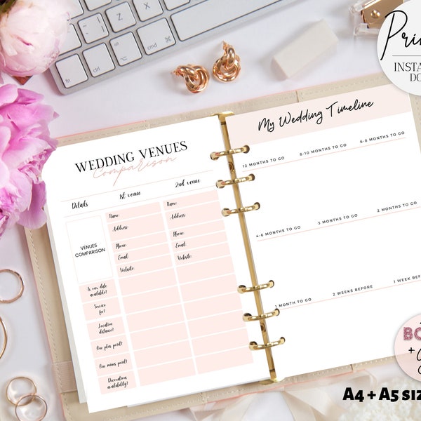 Wedding Planner Book - Etsy