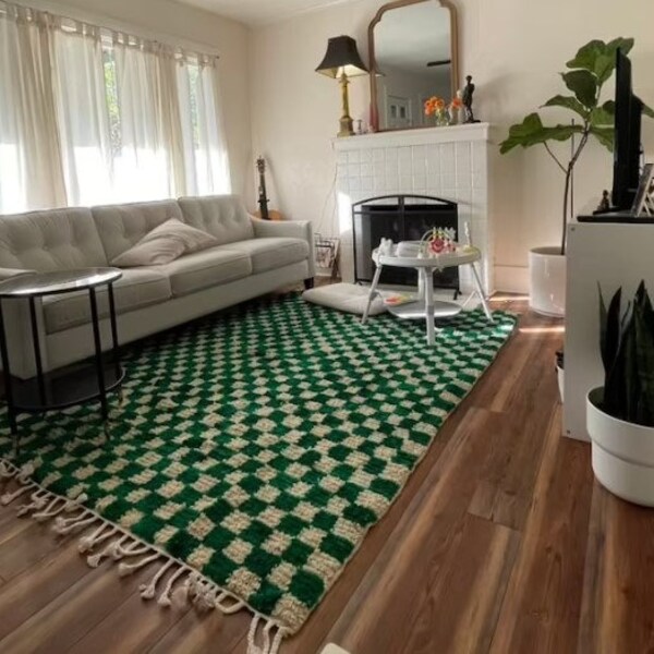 Checkerboard Rug - Etsy