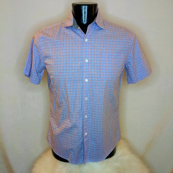 Claiborne Men's Stretch Slim Fit Button Up Shirt Medium | Etsy