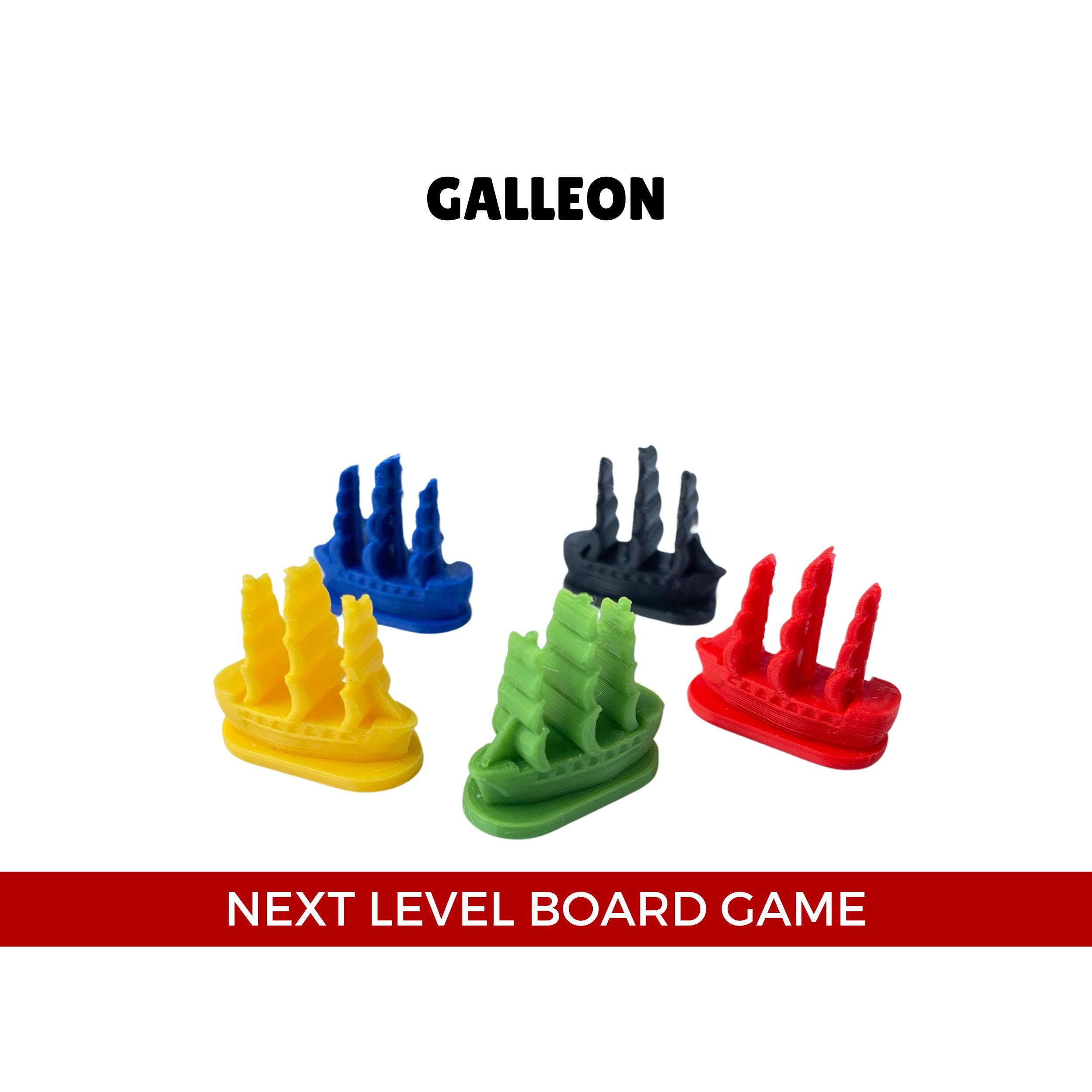 Ship Tokens for Base Game and Expansion | Pirate Ship Tokens | 3D Ship ...