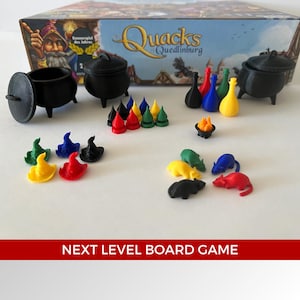 The Quacks of Quedlinburg Base game and Expansions | Realistic Deluxe Tokens