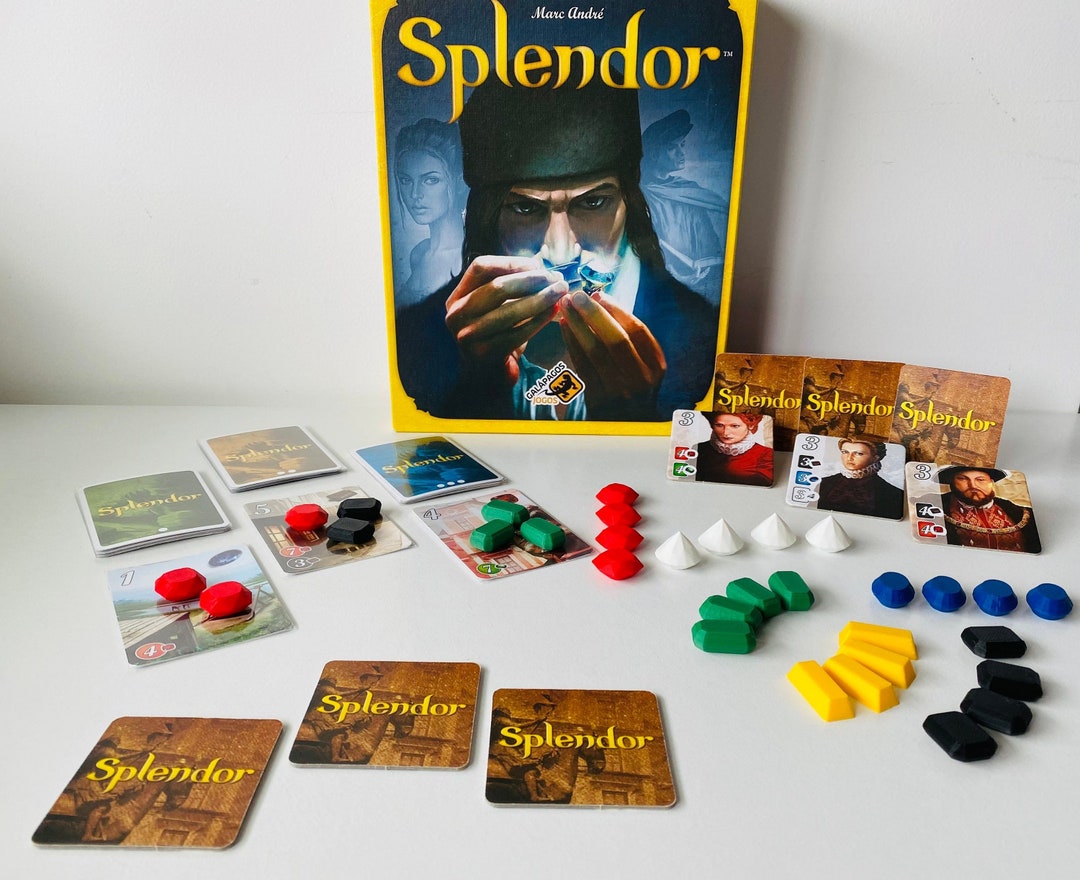 Gems for Splendor Board Game and Expansion Etsy Hong Kong