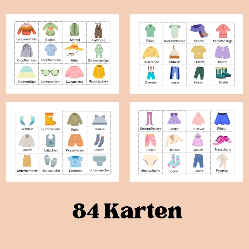 Kleiderschrank Etiketten Symbole Kleiderschrank Montessori - Etsy