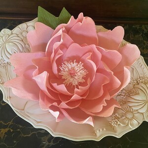 Fiore di carta crespa grande