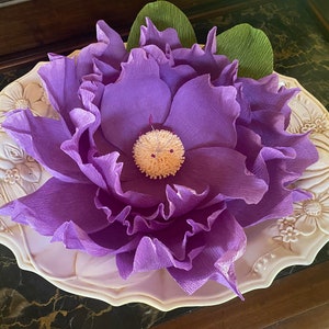 Fiore in carta crespa grande