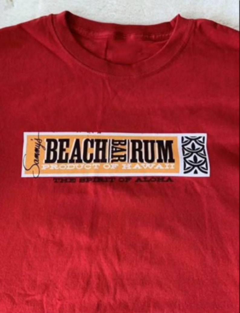 Sammy Hagars Beach Bar Rum Shirt Cotton Soft Tee Vintage Etsy