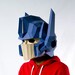 Optimus Prime Mask, Transformers Papercraft Mask Template, 3D Paper ...