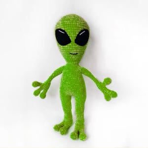 Alien Crochet Pattern, Stranger Monster Amigurumi Doll Crochet Pattern, Alien Child, Chubby Alien, Friendly Alien Crochet Pattern