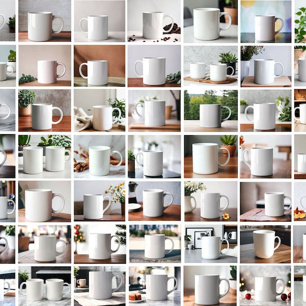 50 Mug MockUps Coffee Cup Mock up Bundle modern Mock Up Photograph Styled Stock Photo Template Couple Coffee Cup Mockup JPG Digital Download