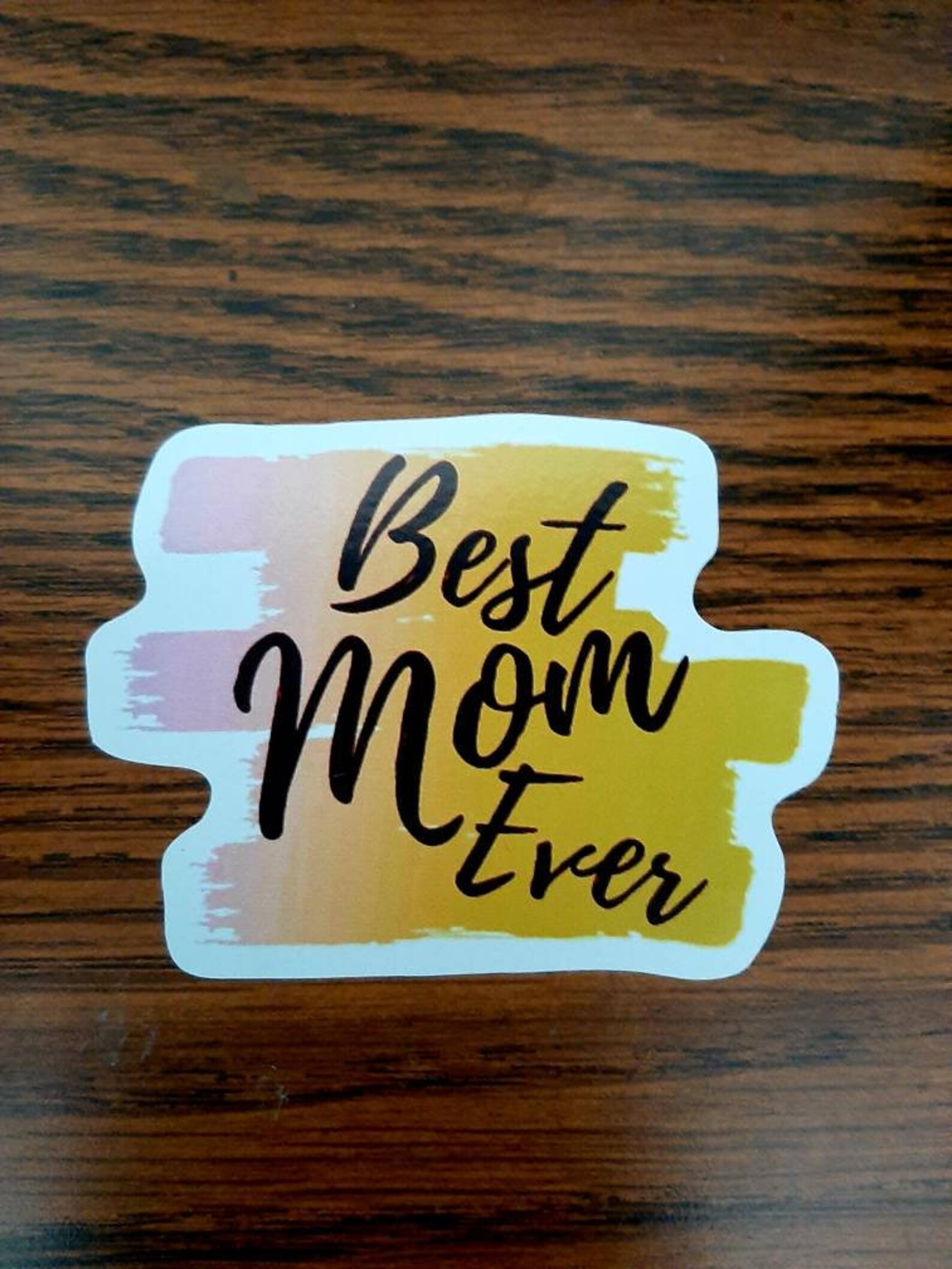 BEST MOM EVER Vinyl sticker | Etsy