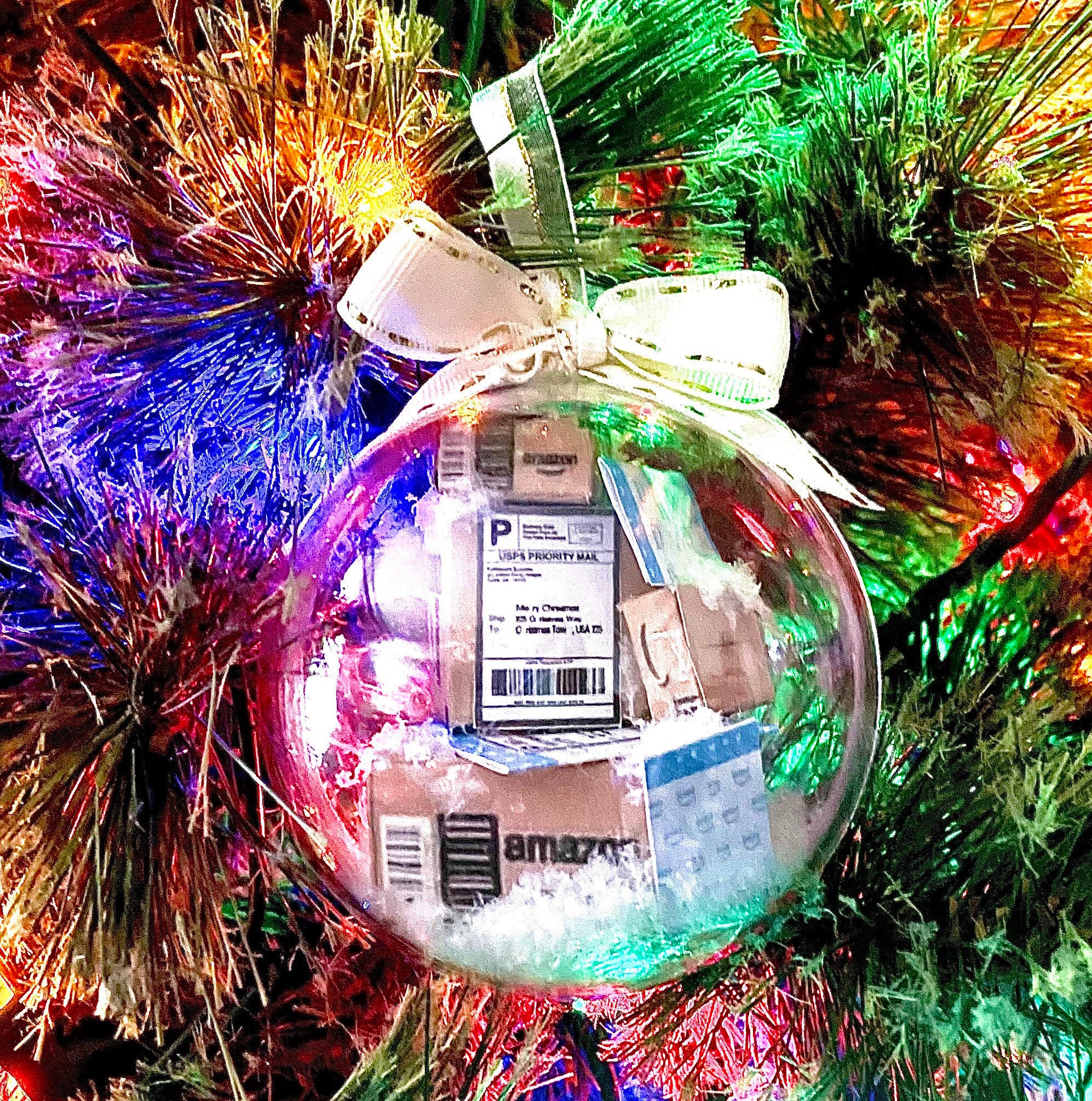 Amazon Mini Box Christmas Ornaments Amazon Prime Online Etsy