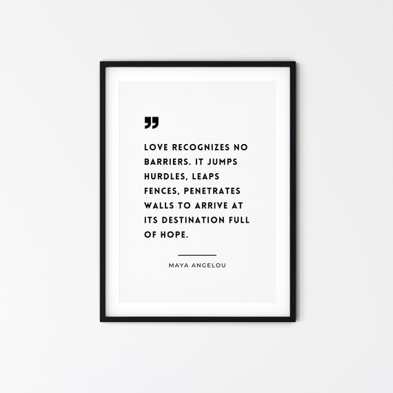 Maya Angelou Quote Digital Download Printable Wall Art | Etsy