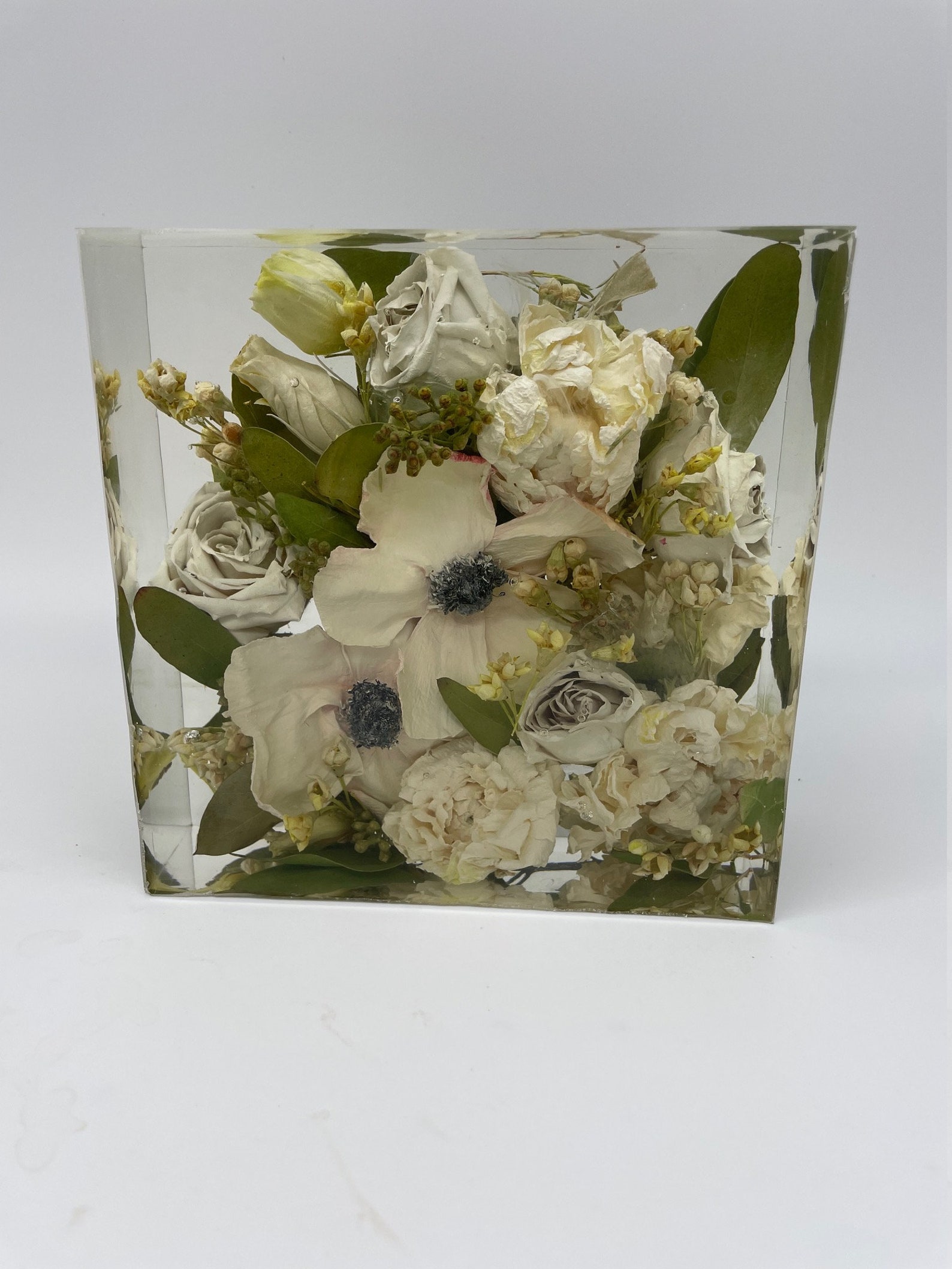 Freeze Dried Flower Preservation Resin Block Etsy