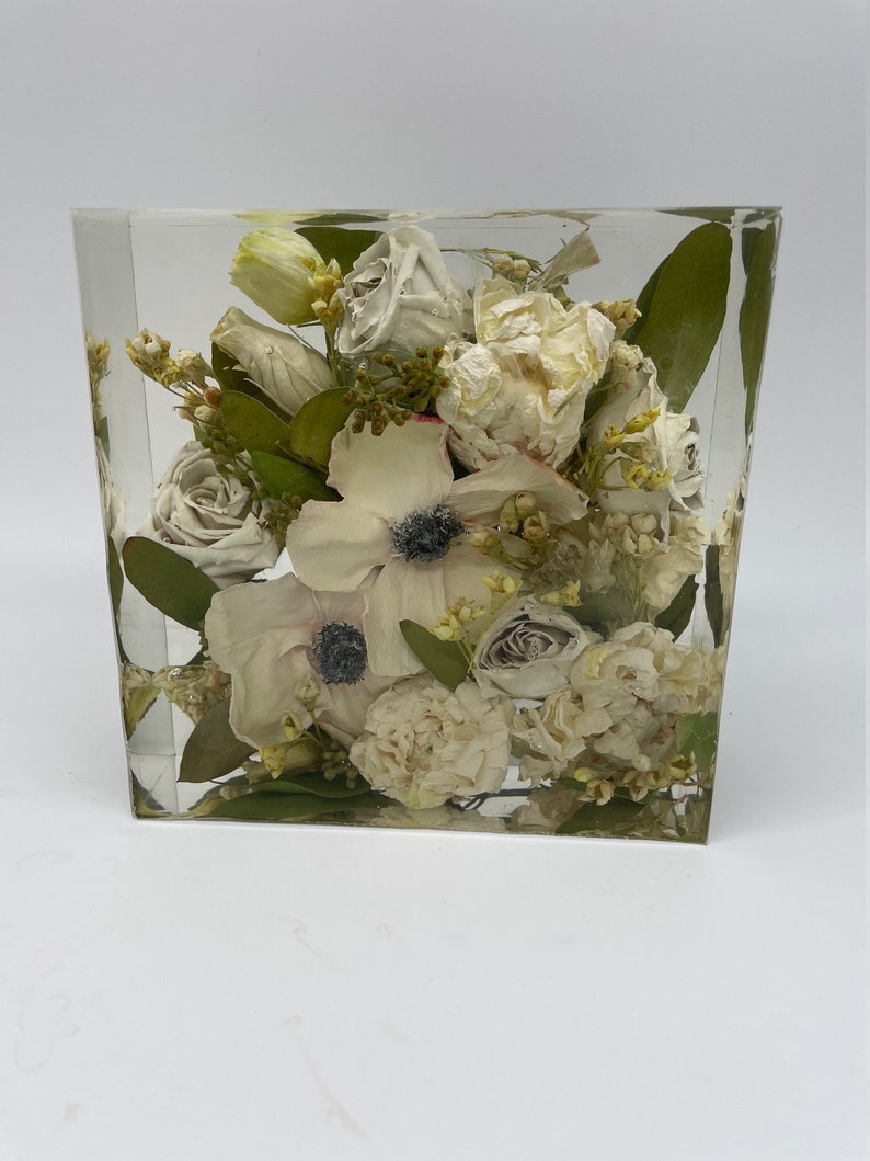 Freeze Dried Flower Preservation Resin Block Etsy