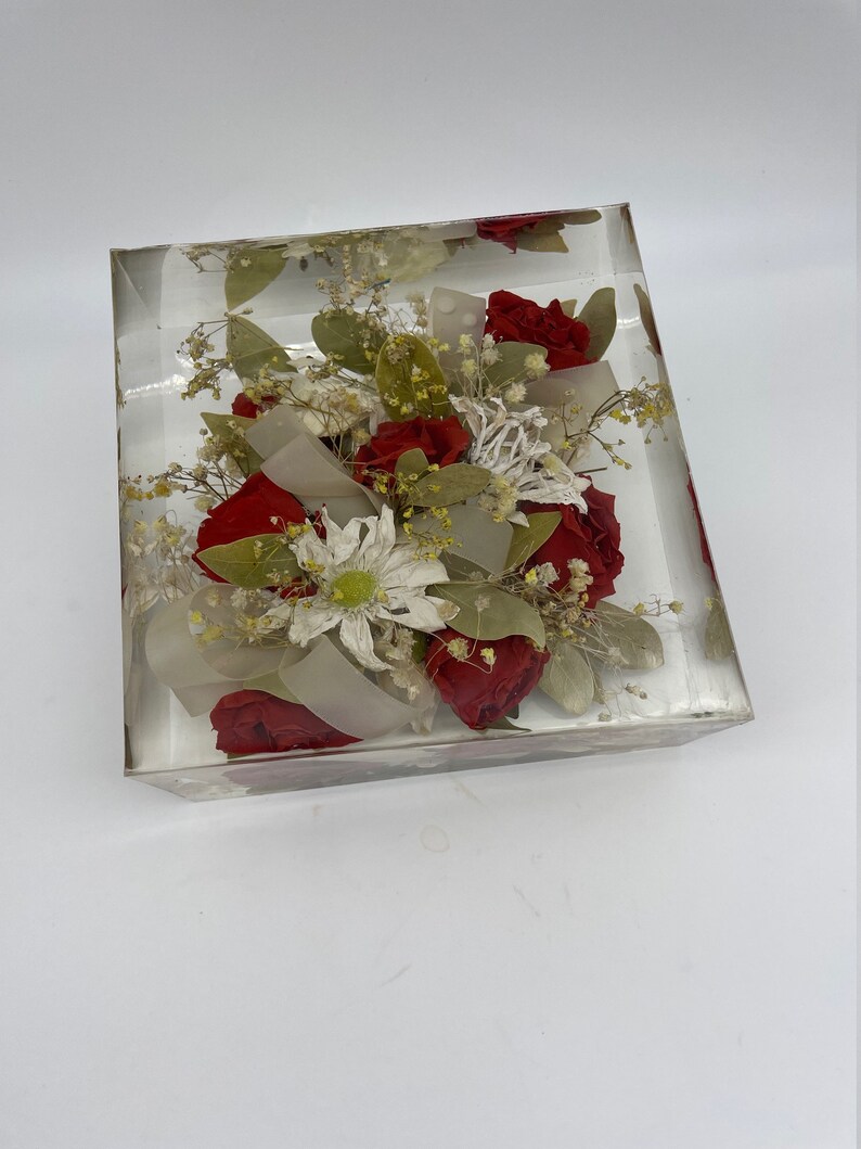 Freeze Dried Flower Preservation Resin Block Etsy