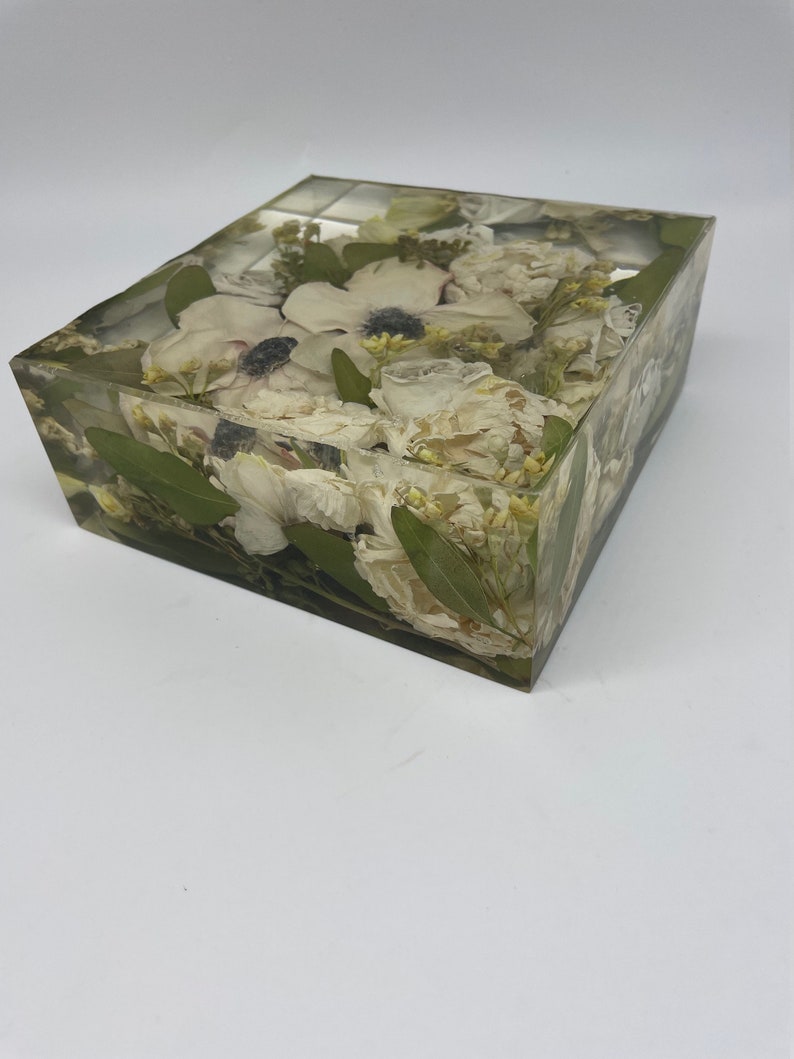 Freeze Dried Flower Preservation Resin Block Etsy