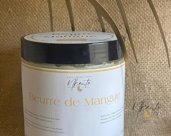 Beurre de mangue 100 % brut biologique non raffiné 500 g