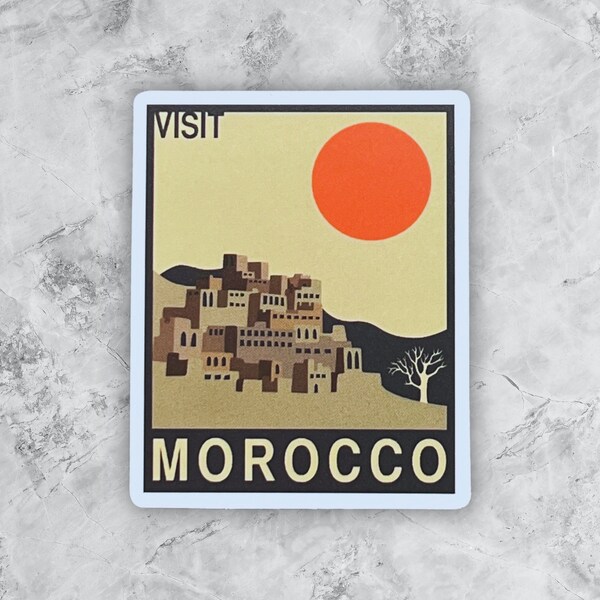 Marrakech Sticker Morocco - Etsy